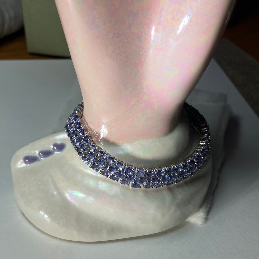 Stunning Tanzanite Line Bracelet